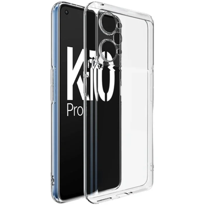 OPPO K10 Pro 5G Silikon Kılıf - Ultra İnce Şeffaf Kamera Korumalı