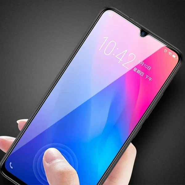 OPPO Realme C11 9D Full Glue Tempered Cam Ekran Koruyucu - 9D Çerçeveli Tam Koruma
