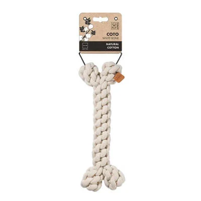 Northcity Örgü Kemik Köpek Oyuncağı Beyaz 30 Cm - Dayanıklı ve Güvenli
