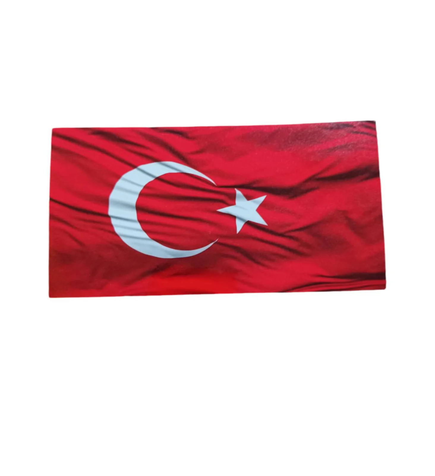 Northcity Oto Sticker Türk Bayrağı Küçük Kırmızı Beyaz - 15x9cm