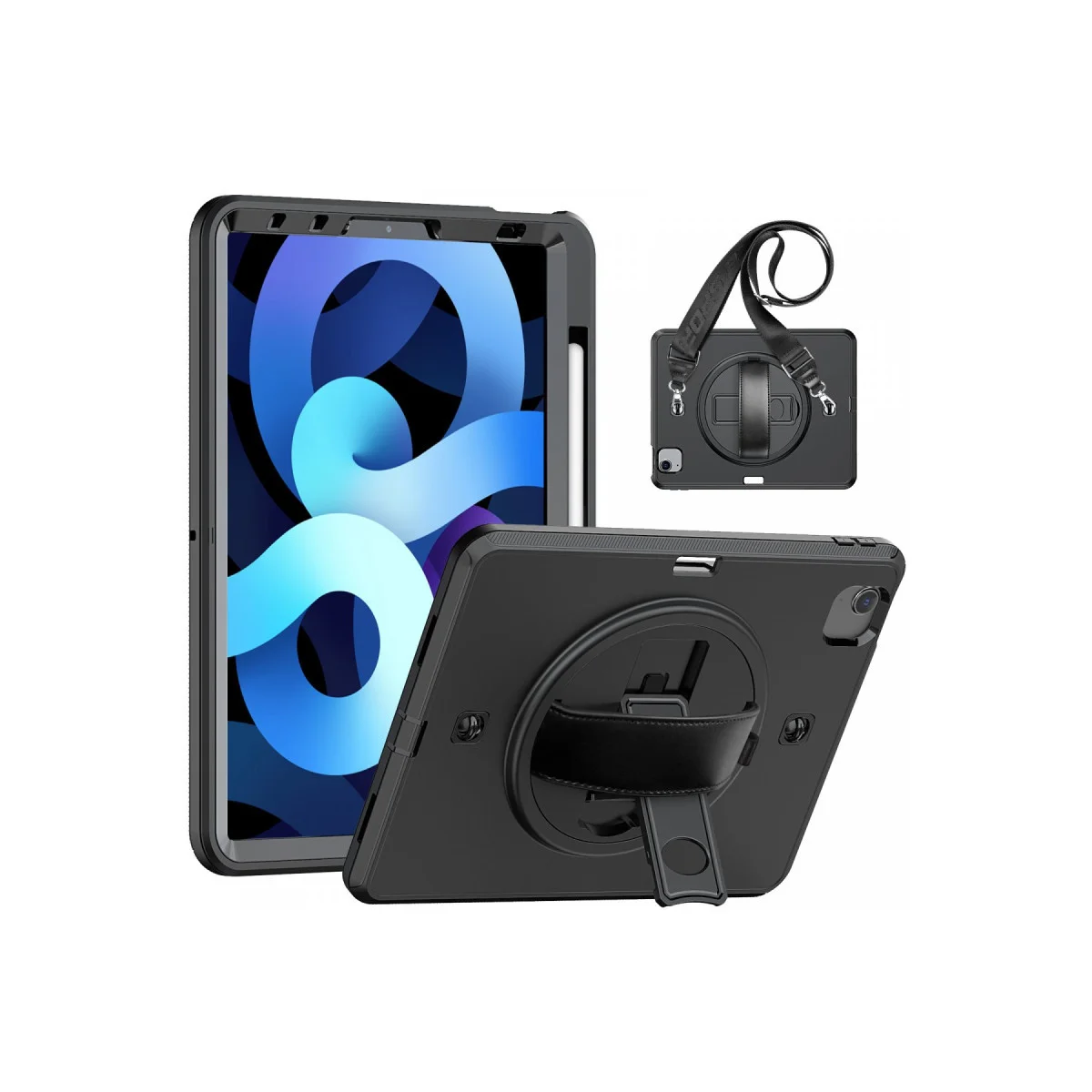 Northcity Otterbox Strap-C Tablet Kılıf - iPad Pro 11 (2020) Siyah