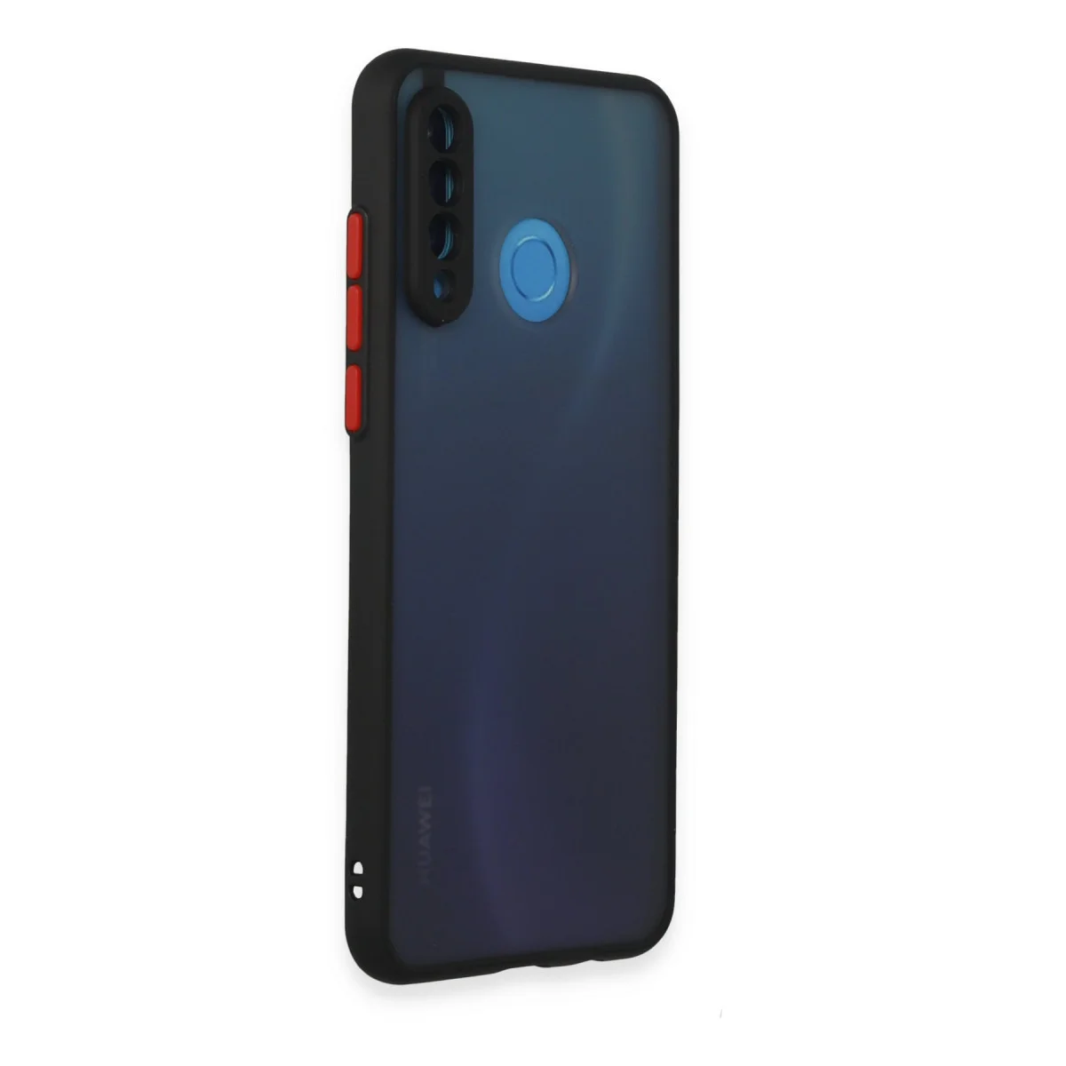 Northcity P30 Lite Montreal Kılıf - Siyah Kamera Korumalı, Darbe Emici Silikon Kılıf