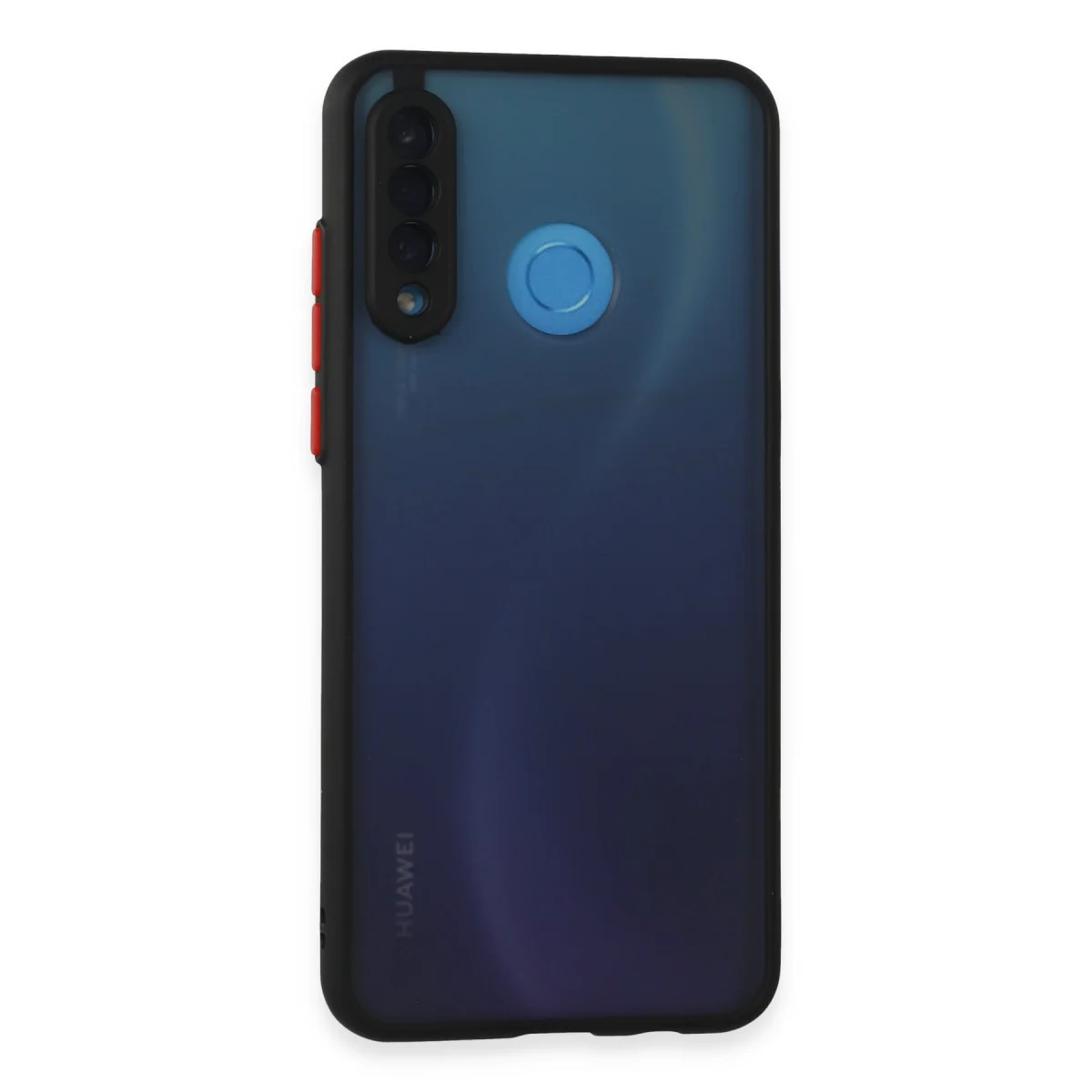 Northcity P30 Lite Montreal Kılıf - Siyah Kamera Korumalı, Darbe Emici Silikon Kılıf