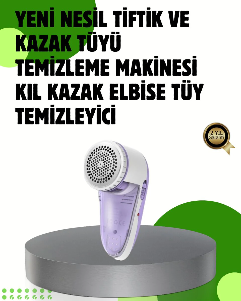 Northcity Pamuk Tiftik Tüy Temizleme Makinesi 5W – 3 Bıçaklı Sist