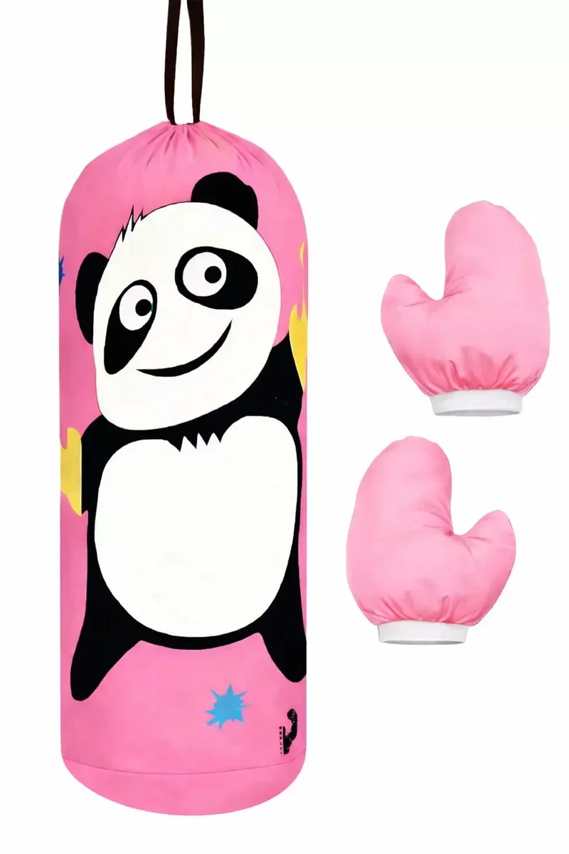 Northcity Panda Pembe Boks Kum Torbası - 2-6 Yaş İçin Çocuk Spor 