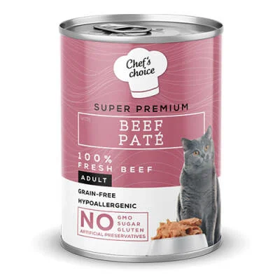 Northcity Pate Beef Biftekli Tahılsız Ezme Yetişkin Kedi Maması 400 Gr - Besleyici Lezzet