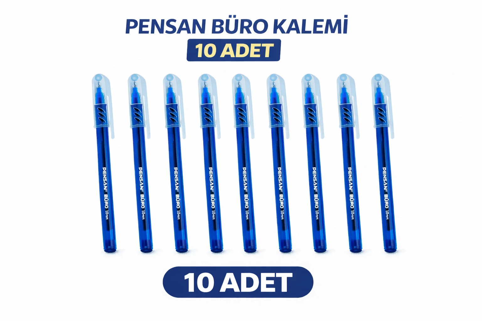 Northcity Pensan Büro Tükenmez Kalem 1.0 mm Mavi - Okul ve Ofis İ