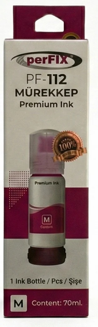 Northcity perFIX PF T112M Kırmızı Şişeli Mürekkep (70 ml) - Profe