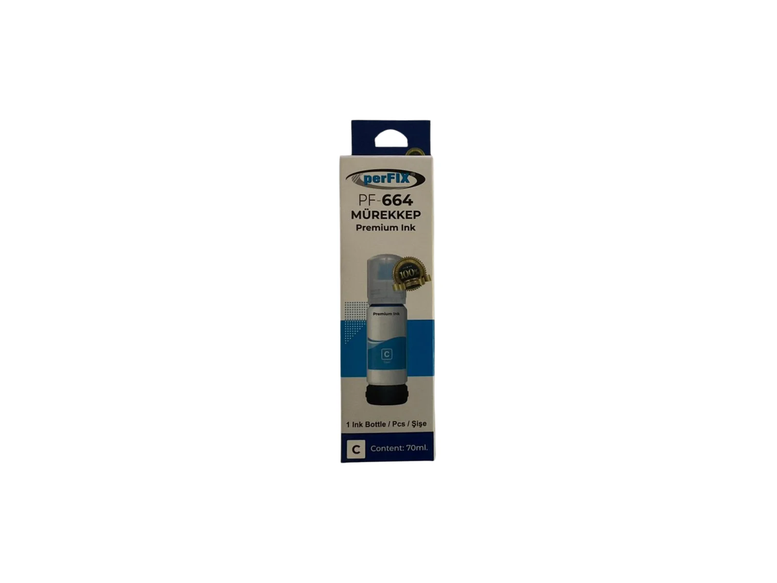 Northcity perFIX PF T6642 - 6732 Mavi Şişeli Mürekkep (70 ml) - Y