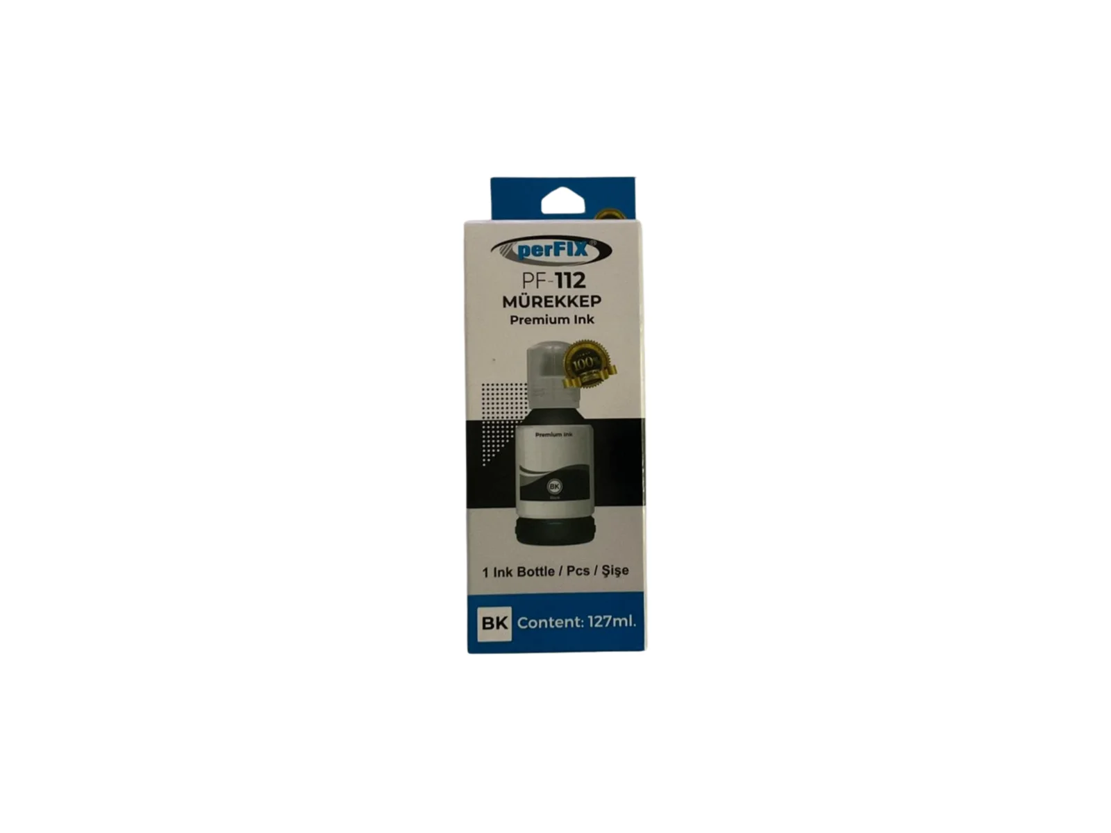 Northcity perFIX PF T112BK Siyah Şişeli Mürekkep (140 ml) - Uzun 