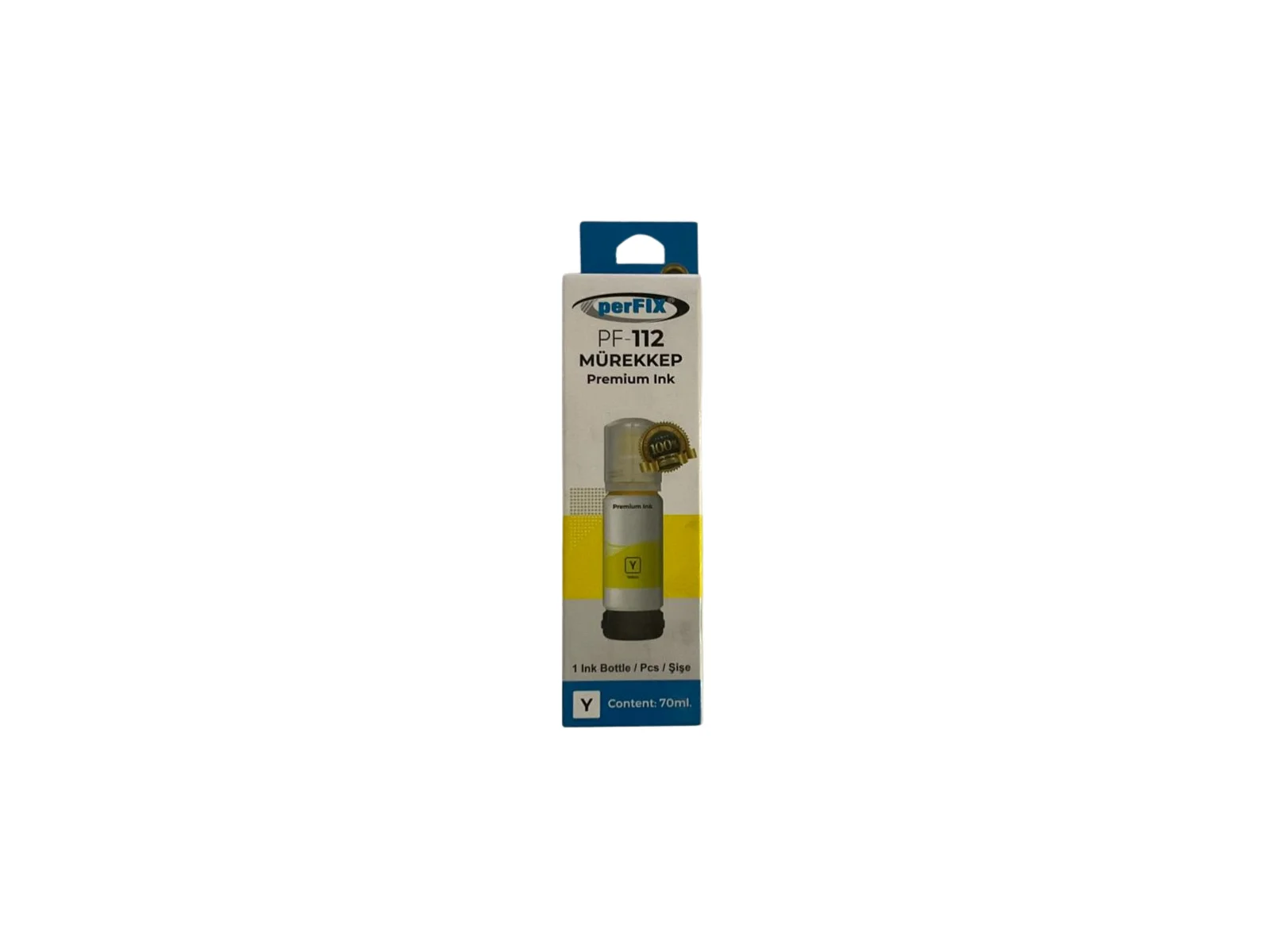 Northcity Perfix T112Y Sarı Şişeli Mürekkep 70ml - Uzun Ömürlü ve