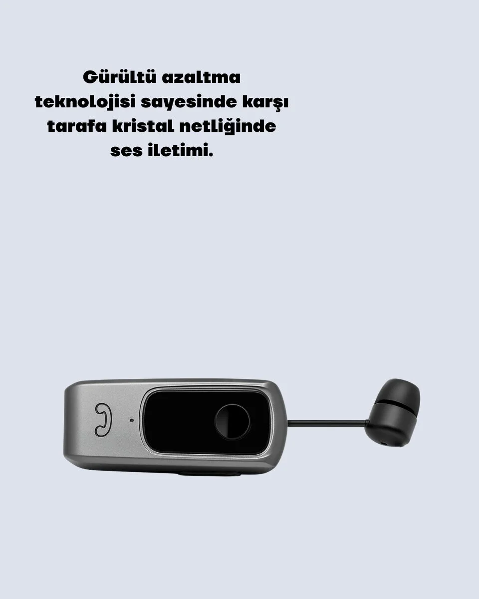 PG920 Klipsli Bluetooth Kulaklık - Uzun Pil Ömrü ve Çift Telefon Desteği