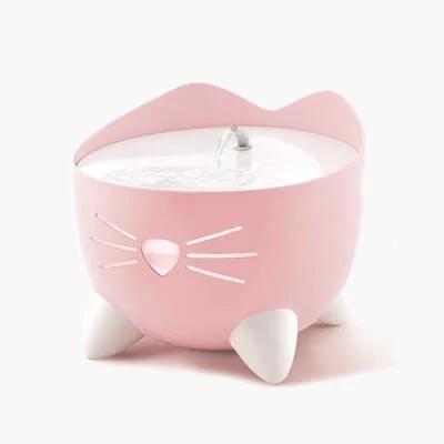 Northcity Pixi Fountain Led Seviye Göstergeli Otomatik Kedi Su Sebili 2 Lt Pembe