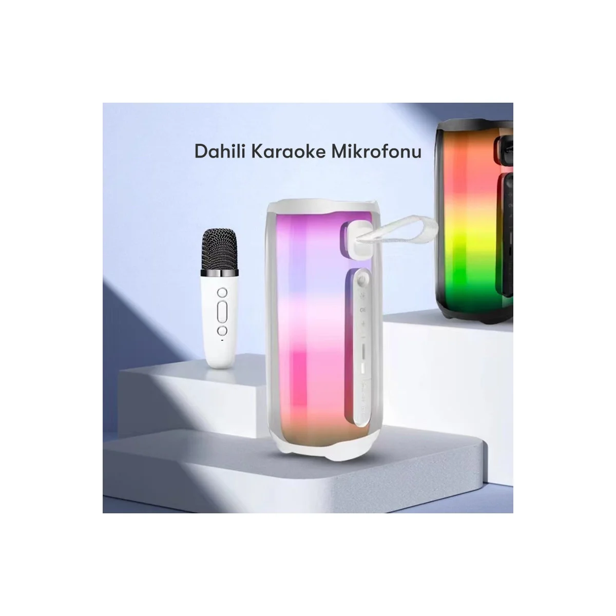 Northcity Pluse 5 Mikrofonlu RGB Kablosuz Hoparlör - Siyah
