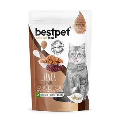 Northcity Pouch Ciğerli Jelly Tahılsız Yetişkin Kedi Konservesi 85 Gr - Lezzetli ve Sağlıklı Beslenme