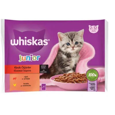 Northcity Pouch Sos İçinde Sığırlı ve Tavuklu Yavru Kedi Konservesi 4x85 Gr - Bol Proteinli Lezzetli Kedi Maması