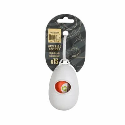 Northcity Pratik Köpek Dışkı Poşeti Tasma Aparatı 5x7 Cm Beyaz - 