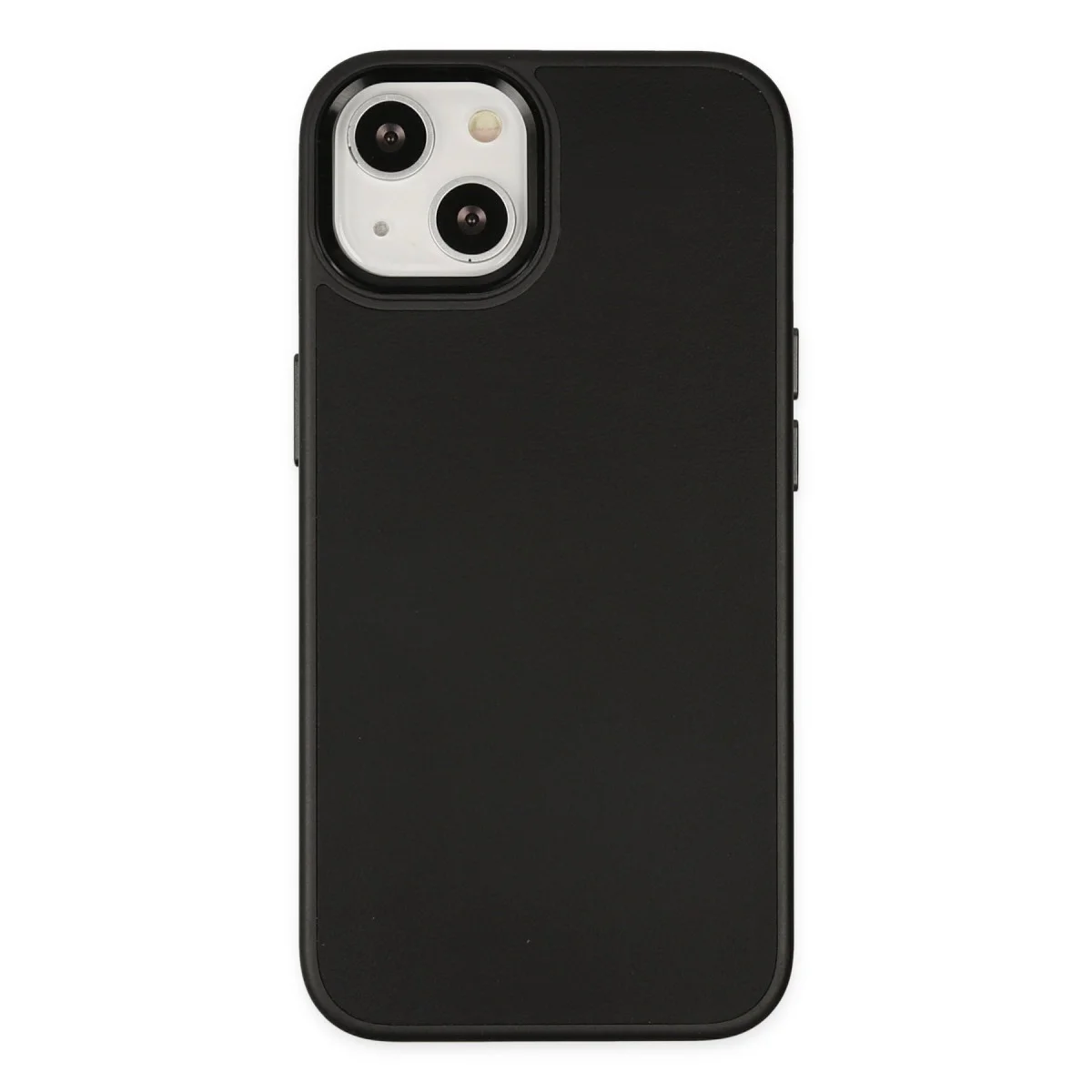 Northcity Premium Asya Deri Silikon Kılıf - iPhone 14 Plus Siyah (8 Renk Seçeneği)