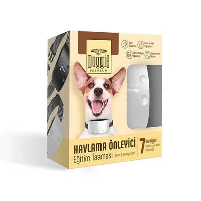 Northcity Premium Havlama Önleyici Köpek Eğitim Tasması Beyaz - R