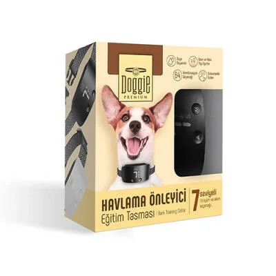 Northcity Premium Havlama Önleyici Köpek Eğitim Tasması - Siyah