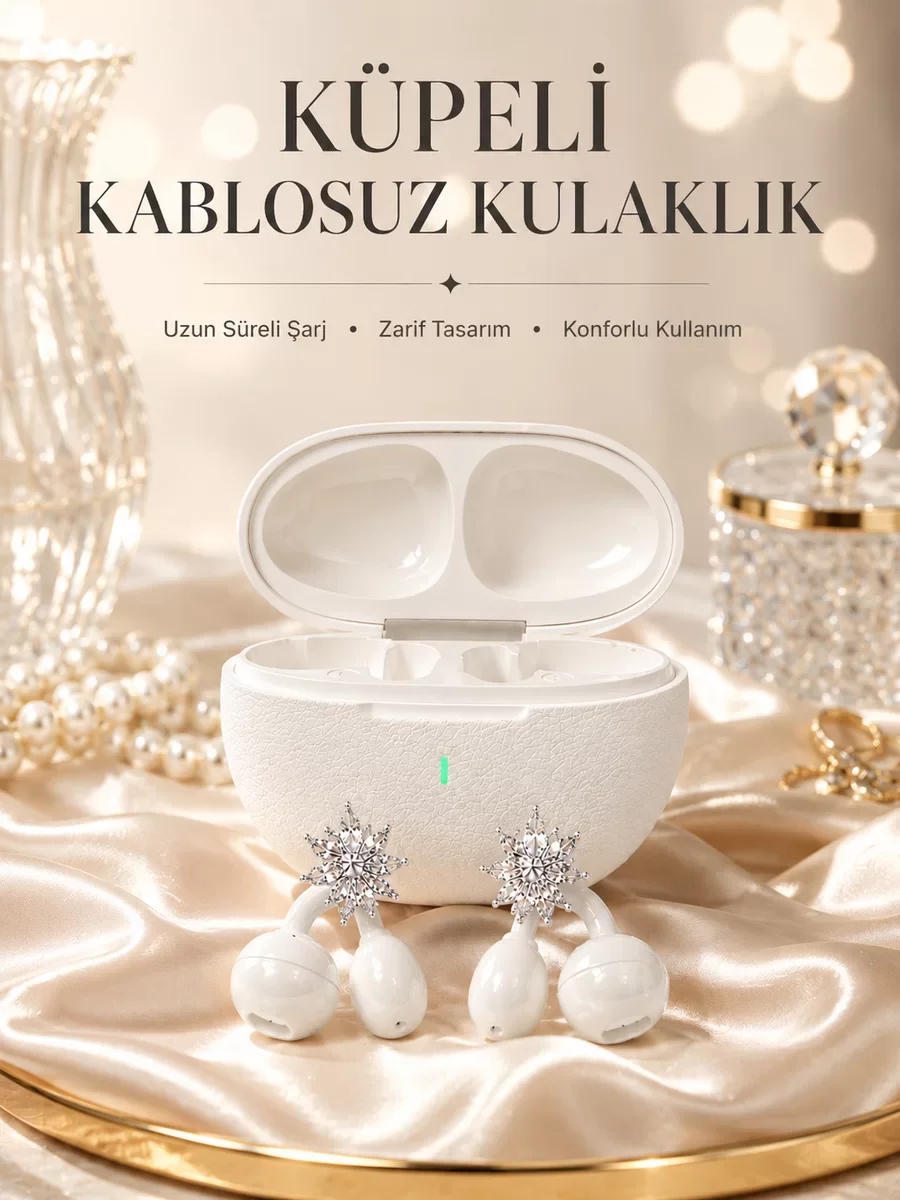 Northcity Premium Yeni Nesil Kablosuz Kulaklık - Güçlü Batarya, K