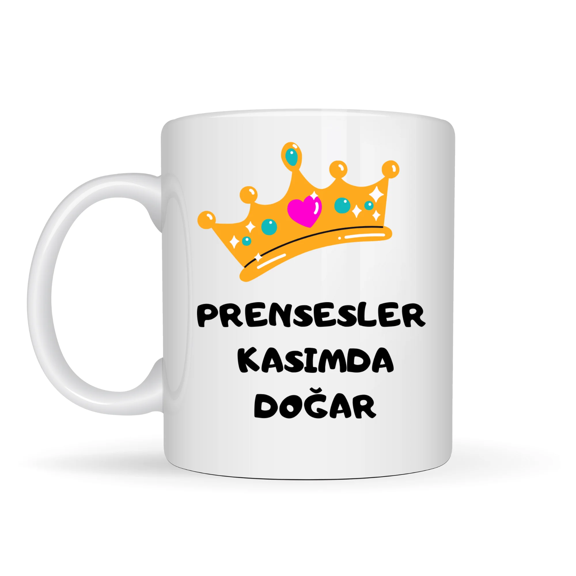 Northcity Prensesler Kasımda Doğar Yazılı Kupa Model 255 - Kasım 