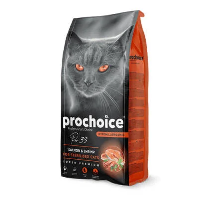 Northcity Pro 33 Adult Sterilised Salmonlu ve Karidesli Kısırlaştırılmış Kedi Maması 15 Kg - Taze Balık Tatlıkları ile Sağlıklı Yaşam