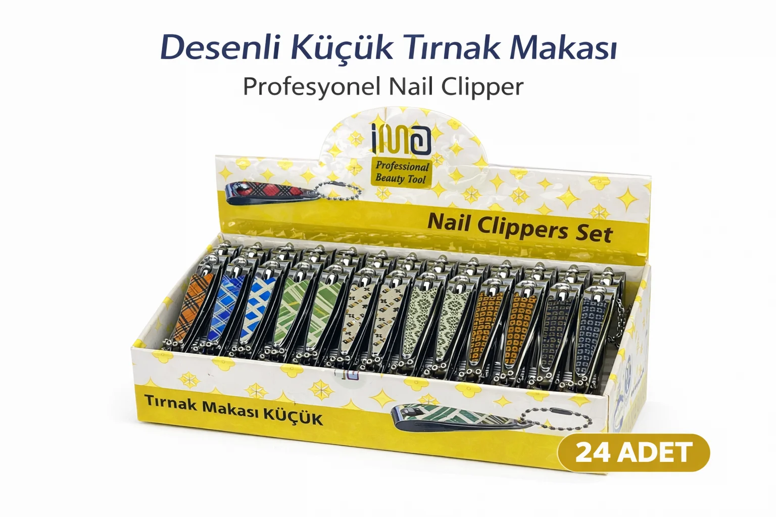 Northcity Profesyonel Küçük Tırnak Makası Desenli Paslanmaz Çelik