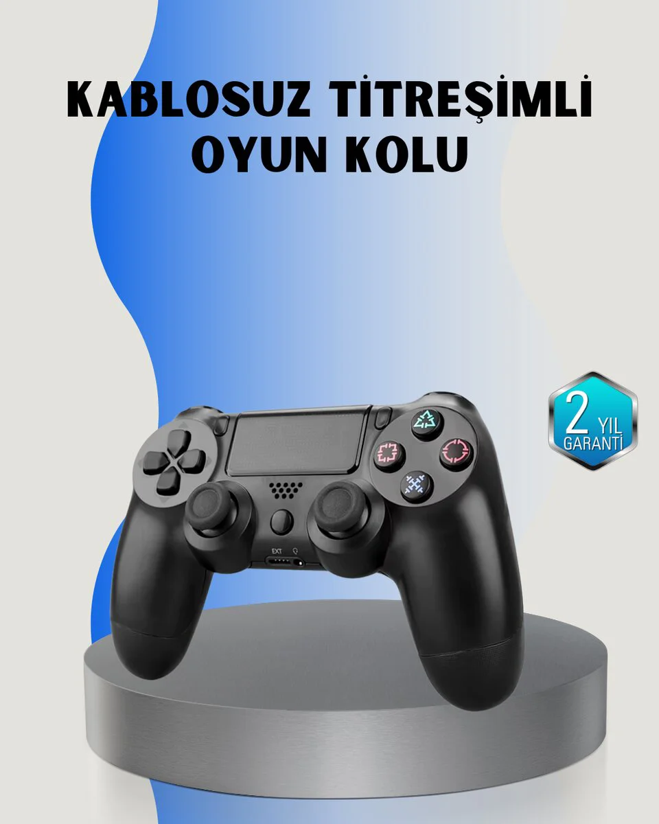 Northcity PS4 Kablosuz Oyun Kolu – Gerçekisti Titreşimli Geri Bil