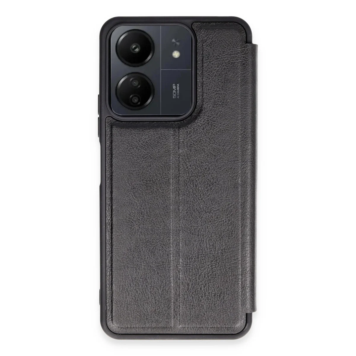 Northcity Redmi 13C Kılıf Flip Cover - Siyah