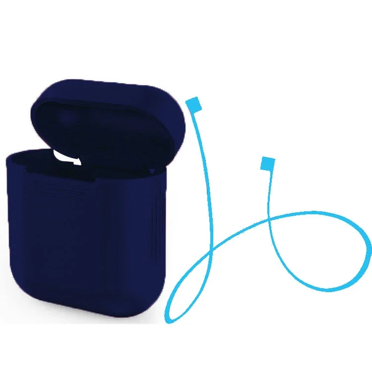 Renkli AirPods Strap & Silikon Kılıf - iPhone 7/7 Plus Uyumlu, A++ Kalite