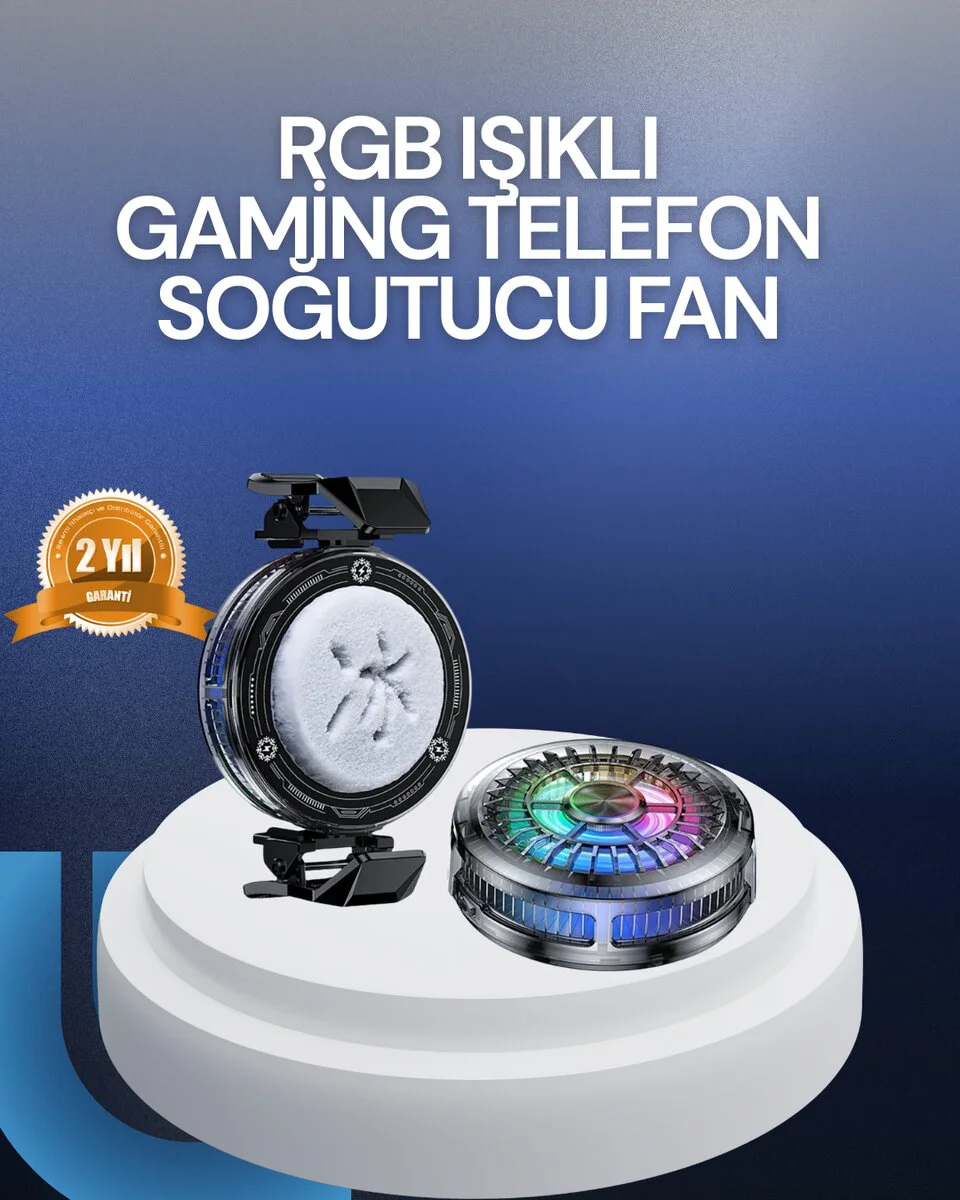 Northcity RGB LED Telefon Soğutucu Fan - Oyuncular İçin Yüksek Hı