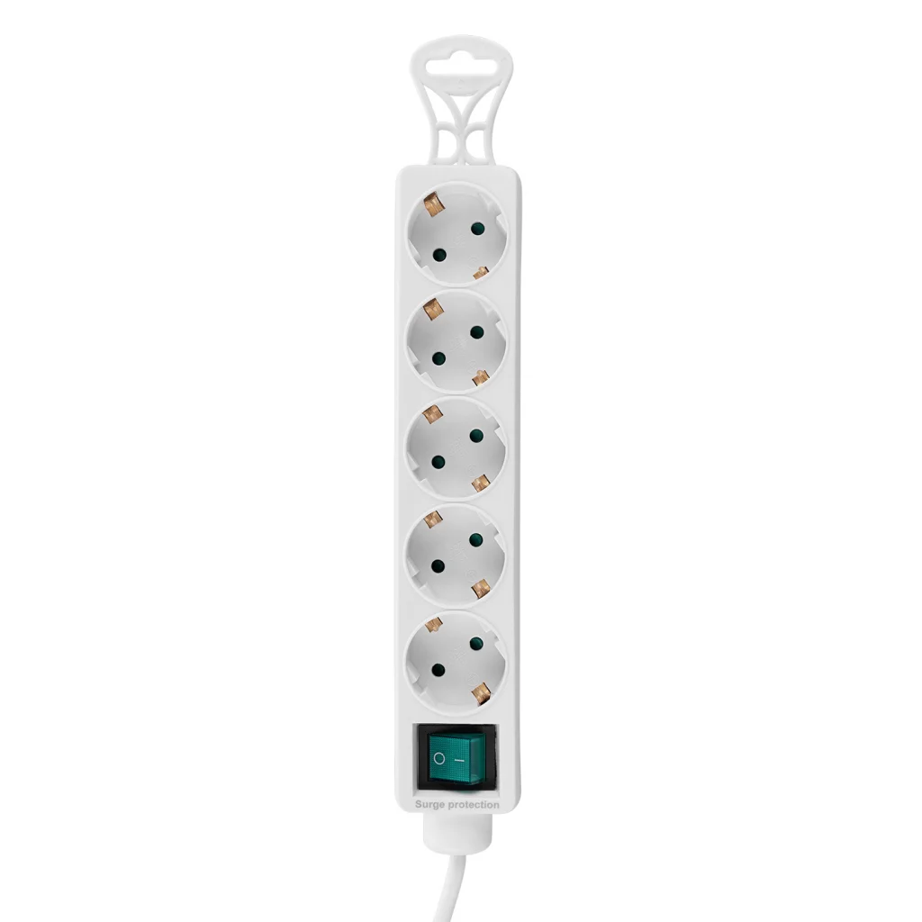 Northcity S-LINK SPG-F05 Akım Korumalı 5 Soket Beyaz Priz 1.5m Ka