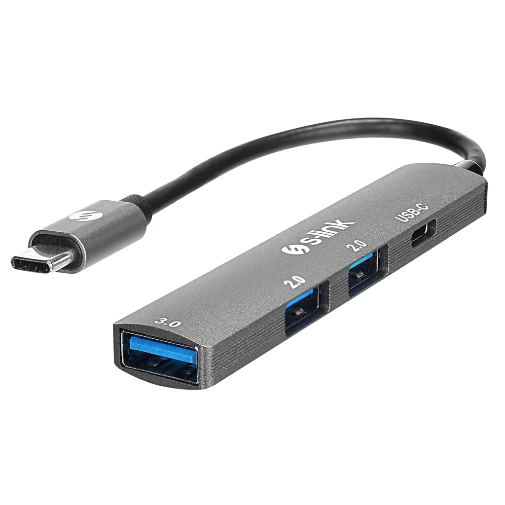 S-LINK SWV-USBC023 Metal USB HUB - Type-C, USB 3.0 ve 2xUSB 2.0 Genişletici