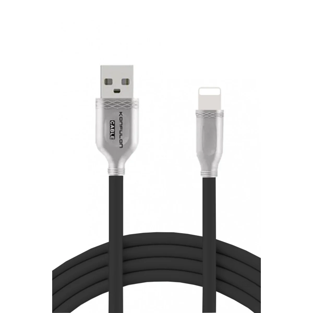 Northcity S48 Lightning Kablo 1M 3A Siyah - iPhone Uyumlu Yüksek Hızlı Şarj ve Data Transfer