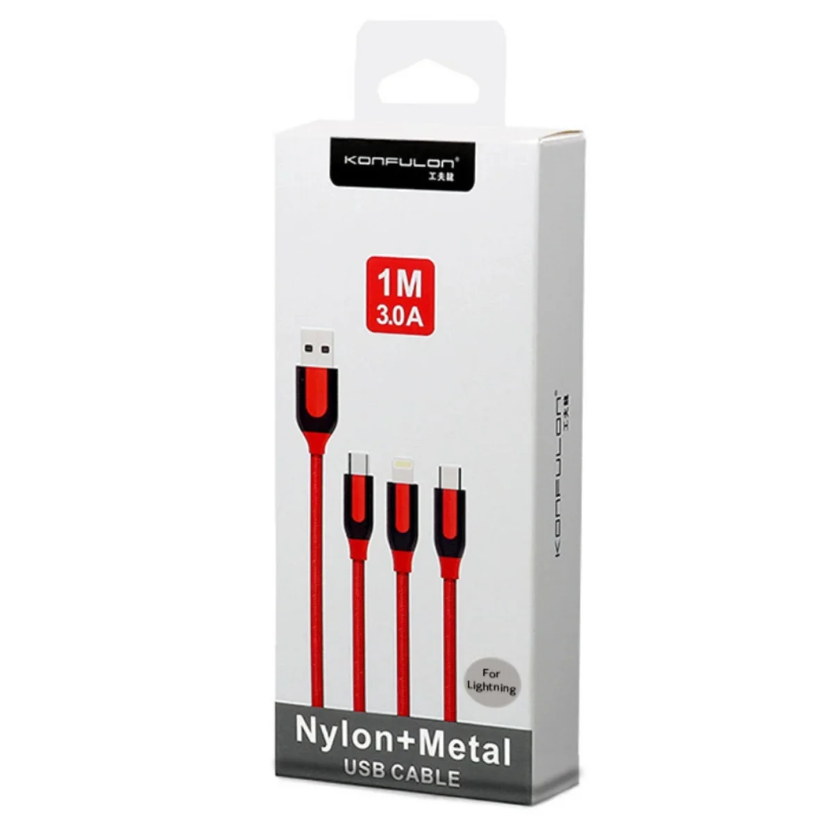 Northcity S51 Lightning Kablo - iPhone Uyumlu 1M 3A Şarj ve Veri Aktarım - Siyah
