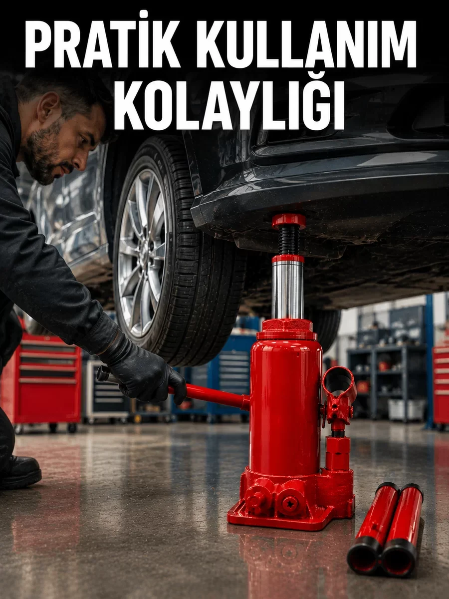 Sağlam Tabanlı Güvenilir Hidrolik Şişe Kriko