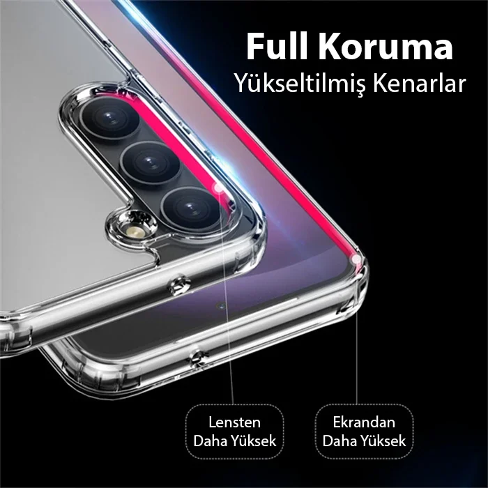 Samsung Galaxy S23 Plus Darbeye Dayanıklı Şeffaf Kılıf - Şok Absorblu Magsafe Uyumlu Silikon Case