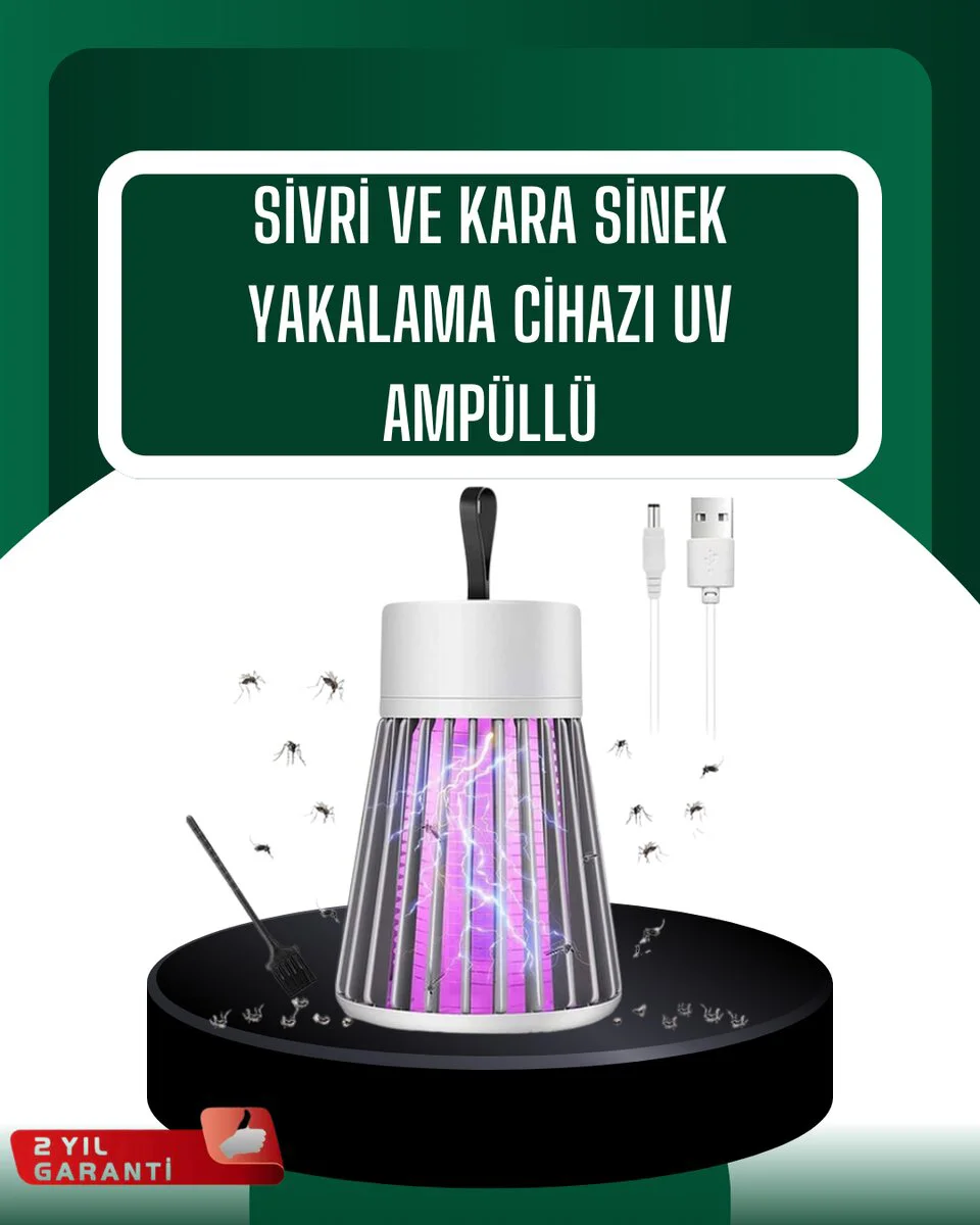 Northcity Şarjlı Böcek Kovucu Lamba - 360° Kapsama, USB Şarjlı, K