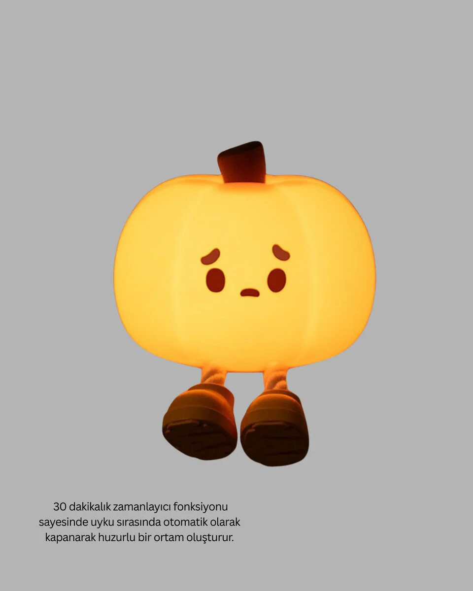 Şarjlı Dokunmatik Pumpkin Gece Lambası - 6000K-7000K Aydınlatma Şarjlı Dokunmatik Pumpkin Gece Lambası - 6000K-7000K Aydınlatma Fiyatı, Yorumları ve Özellikleri