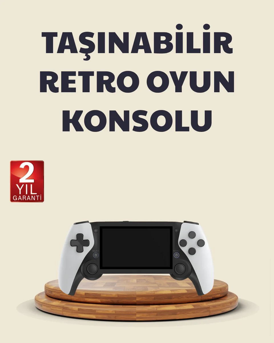 Northcity Şarjlı Hafıza Kart Destekli Retro Oyun Konsolu - 4.3" T