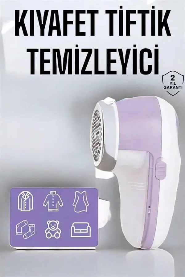 Şarjlı Tiftik Temizleyici Hazneli - Kumaşlarınız İçin Pratik Çözüm