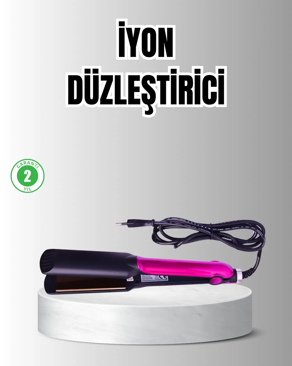 Seramik Plakalı Saç Düzleştirici - 15 Saniyede Hızlı Isınma, 220°C Sıcaklık