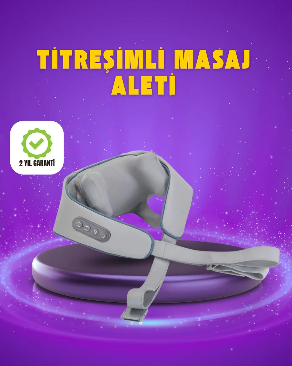 Servikal Rahatlatıcı Masaj Aleti: Boyun, Trapezius ve Sırt Ağrılarını Gideren Kablosuz Isıtmalı Çözüm