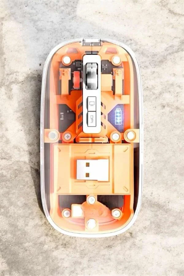 Sessiz Kablosuz USB Girişli Mouse - Sessiz Çalışma, 30 Gün Pil Ömrü, Metal Kaydırma Tekerleği