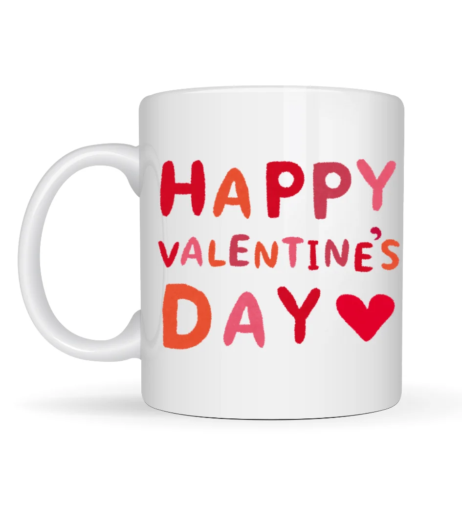 Northcity Sevgililer Günü Porselen Kupa – Happy Valentine’s Day A
