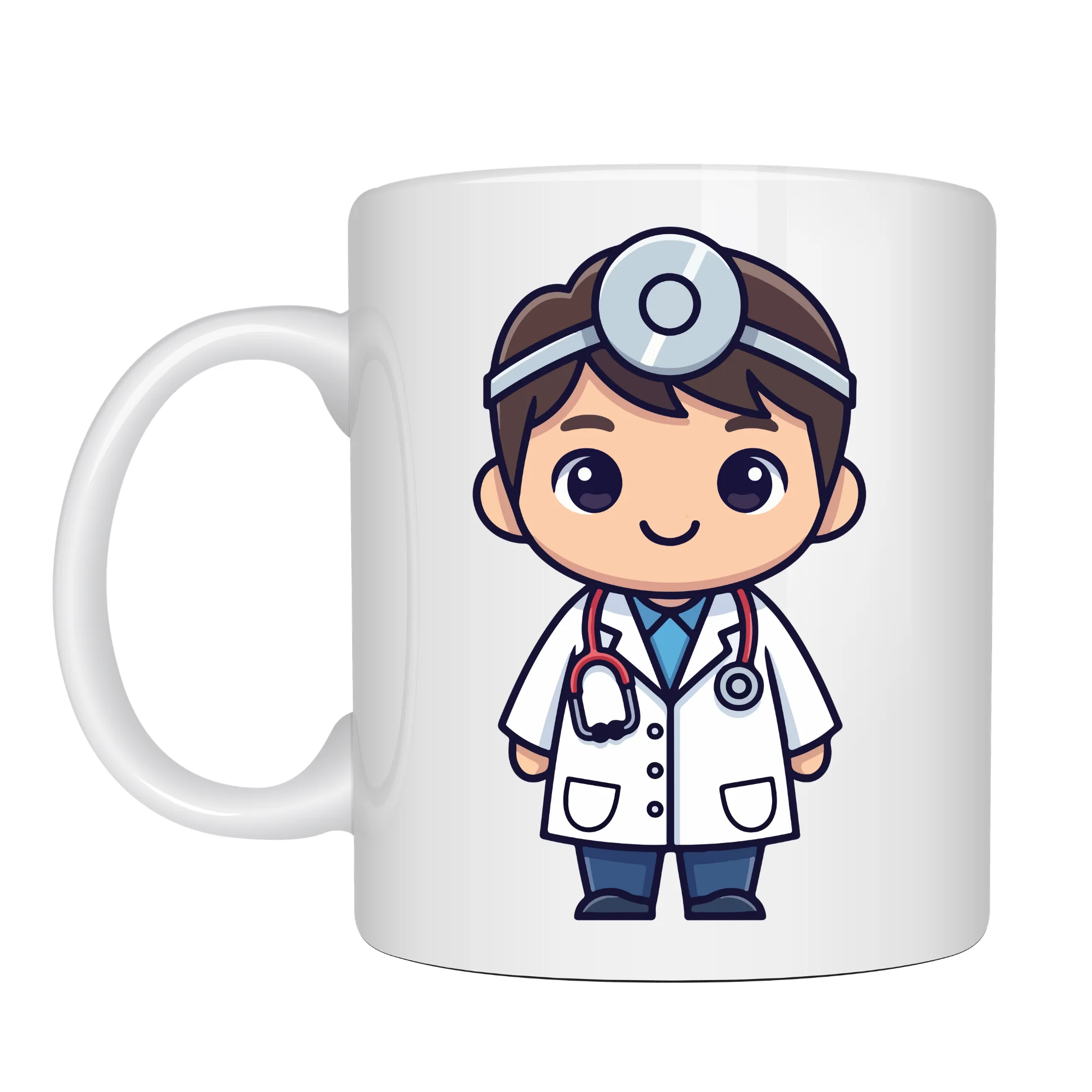 Northcity Sevimli Doktor Tasarımlı Porselen Kupa - Doktor Hediyes