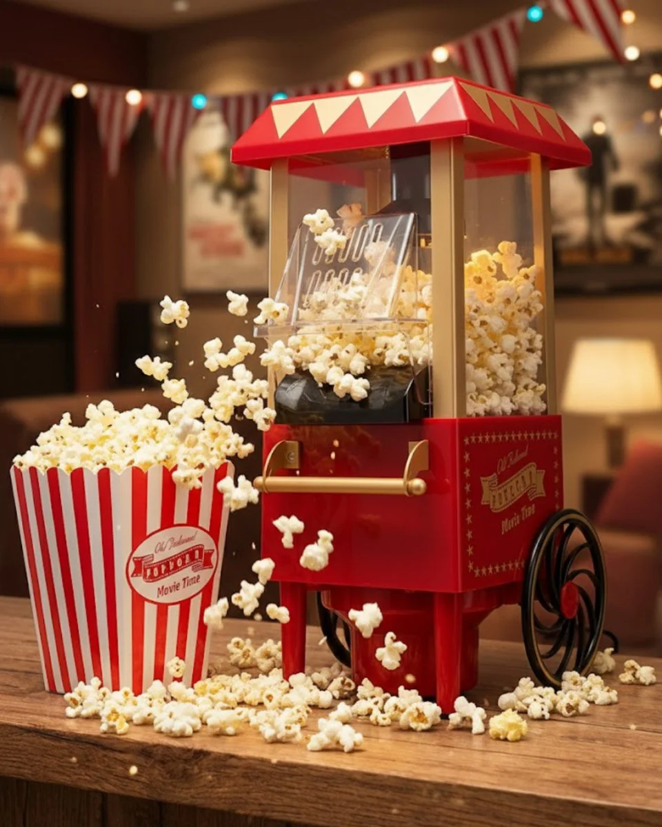 Sıcak Hava Teknolojili Yapışmaz Popcorn Makinesi - Sağlıklı Yağsız Atıştırmalık Deneyimi Fiyatı, Yorumları ve Özellikleri