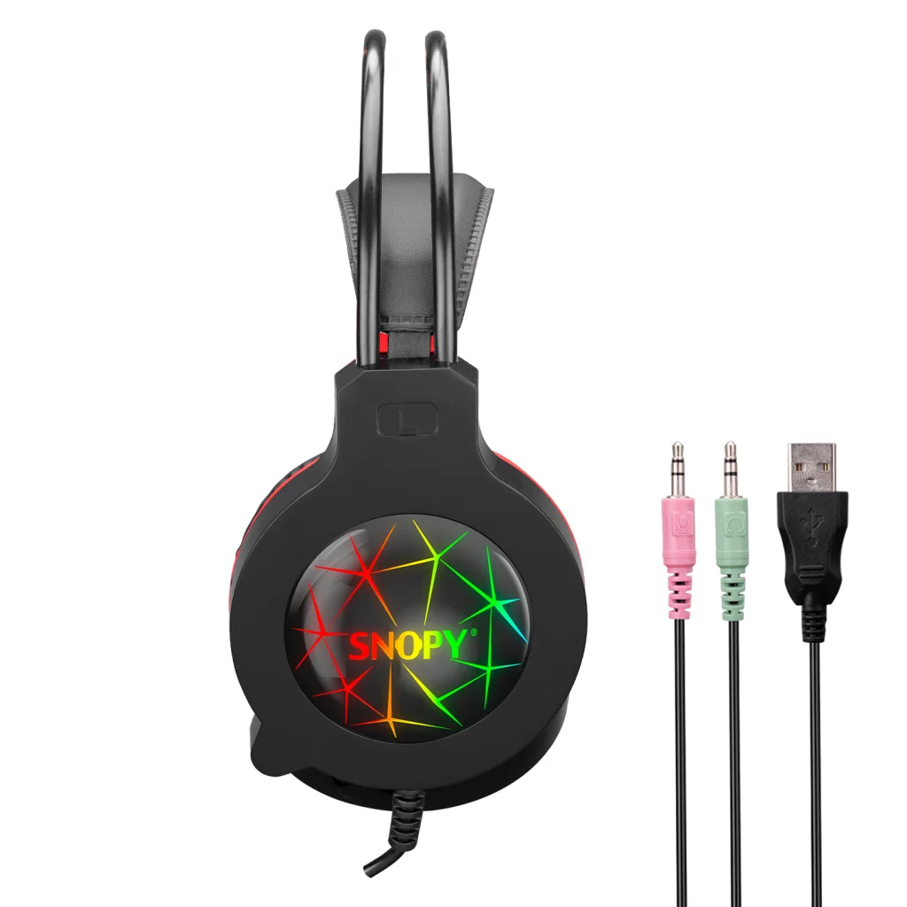 Northcity SN-GX7 Crazy Kablolu Gaming Mikrofonlu Kulaklık - RGB Rainbow Aydınlatma ve 40mm Sürücü
