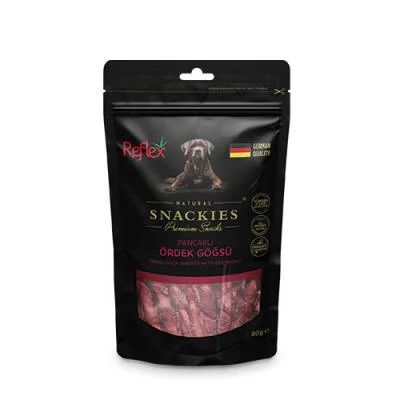 Northcity Snackies Natural Pancarlı Ördek Göğsü Tahılsız Köpek Ödül Maması 80 Gr